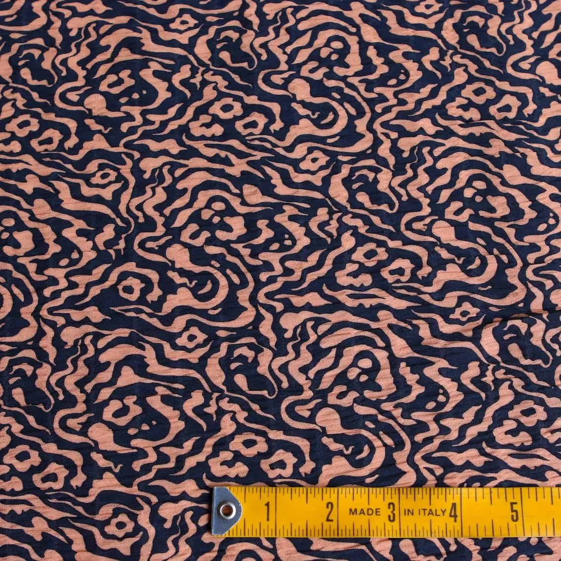 Amber Ripple Crinkle Viscose