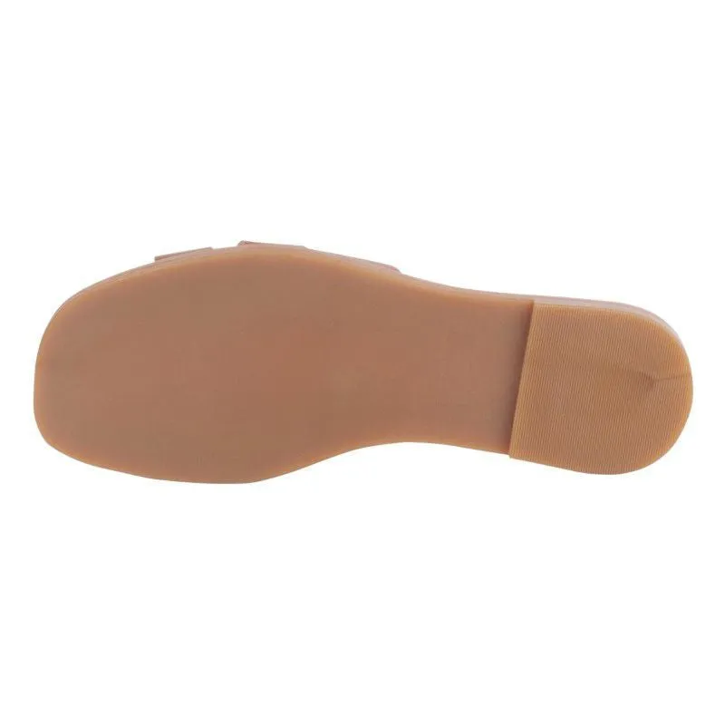 Barbour Miranda Ladies Leather Sandal - Cognac