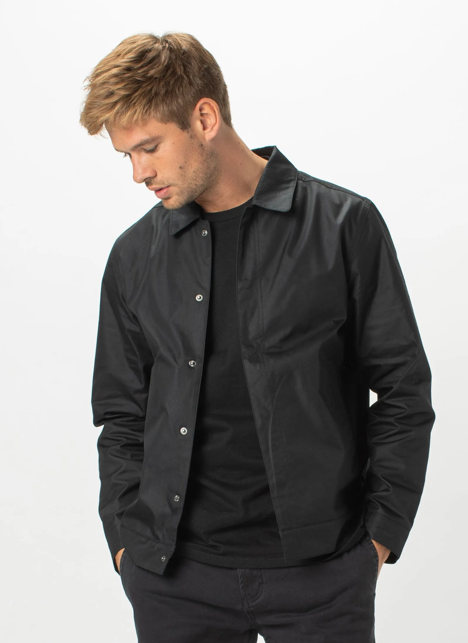 B.Cools Coach Jacket Black