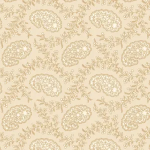 Blank Quilting Small Paisley Studio Beige Cotton Prints