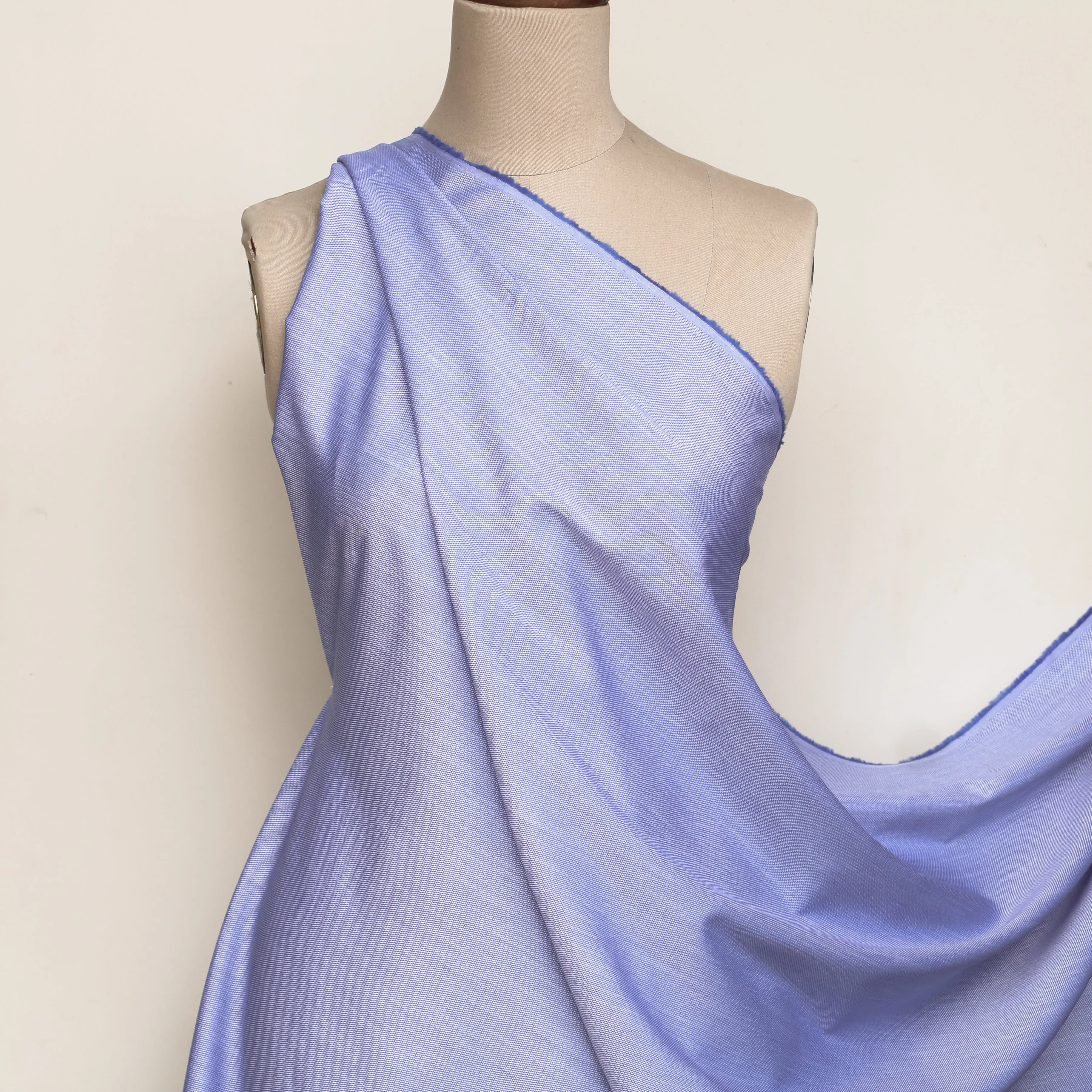 Blue Sky Static Cotton Shirting