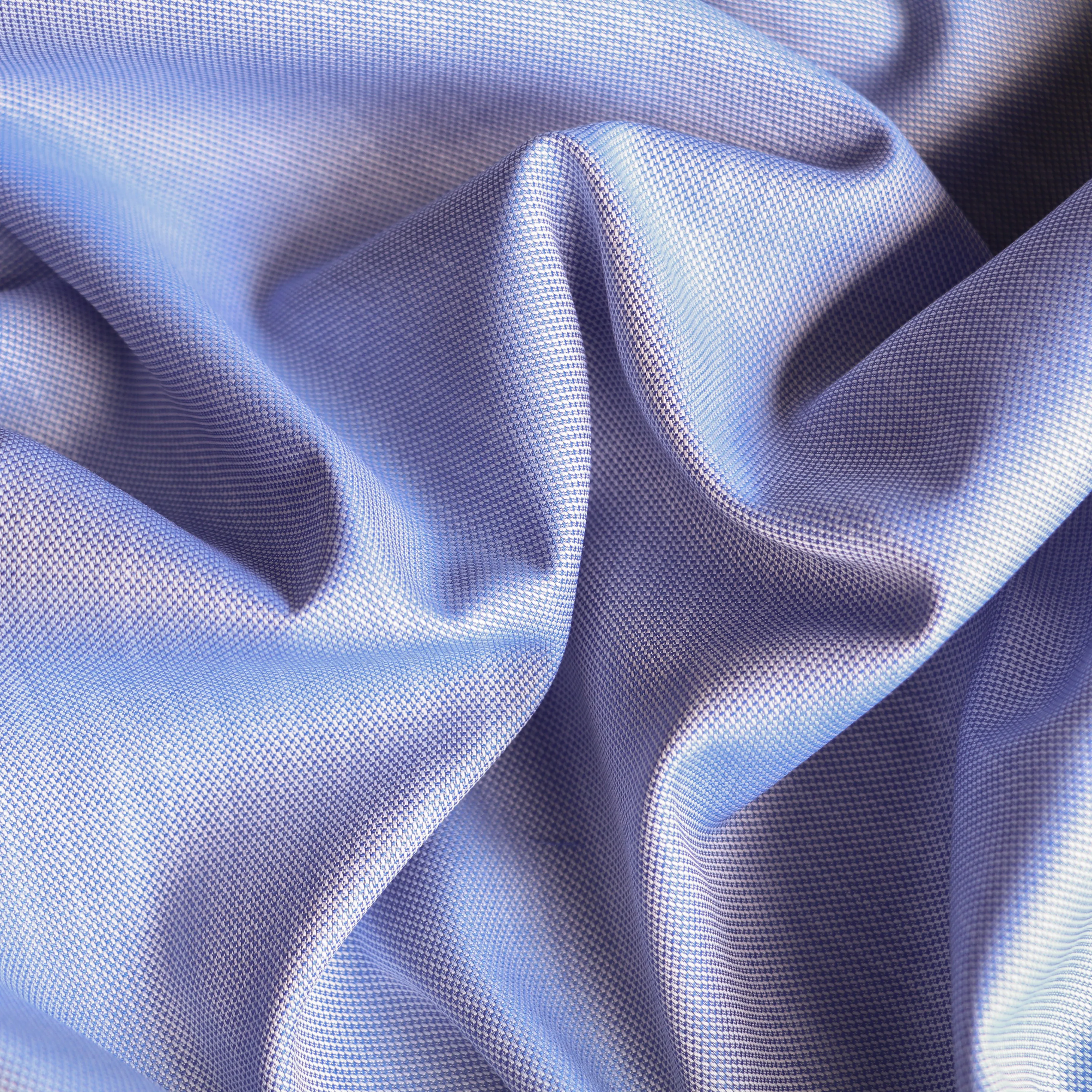 Blue Sky Static Cotton Shirting