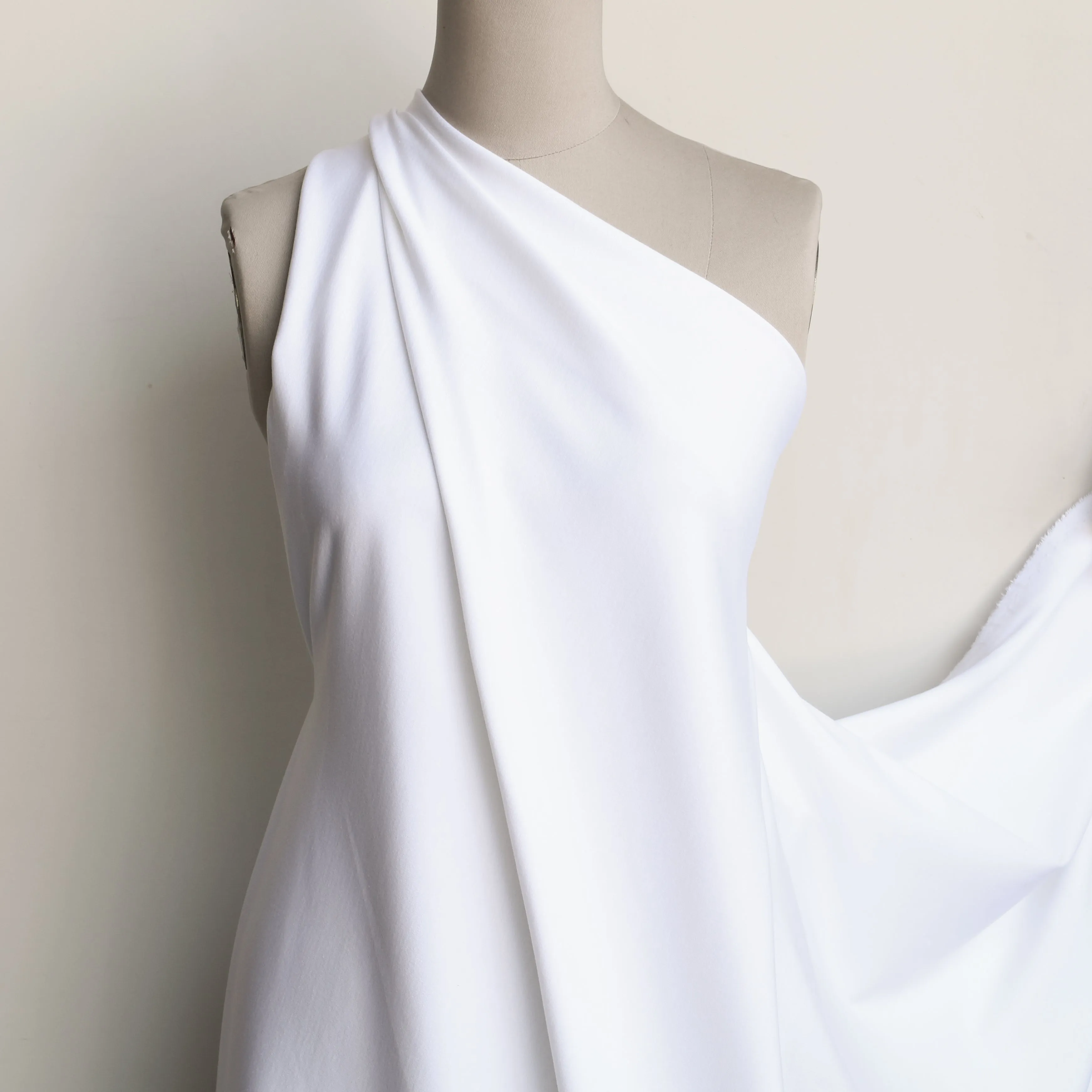 Bright White Ponti Knit