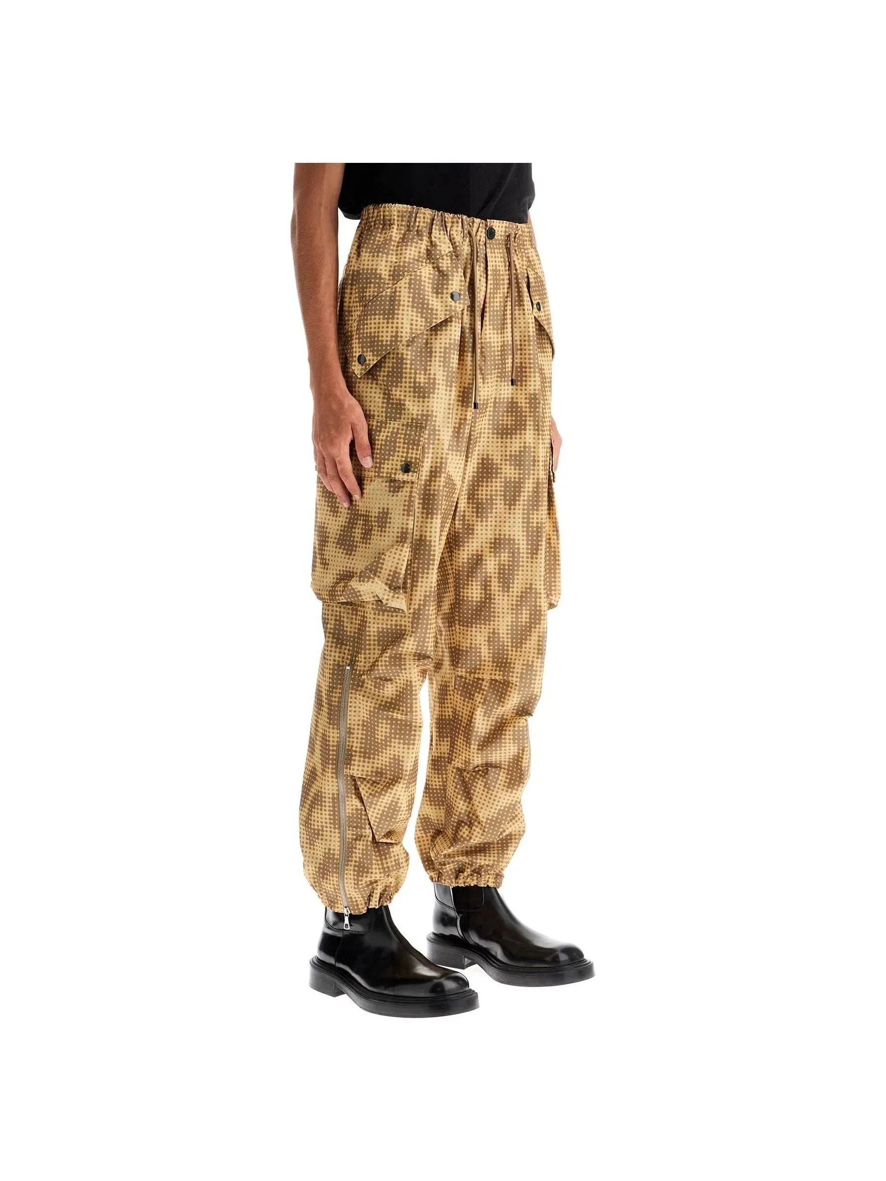 Camouflage Pattern Cargo Trousers