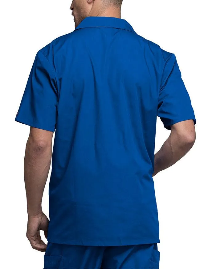 Cherokee 30.5 Inch Men's Three Pocket Zip Front Medical Scrub Jacket