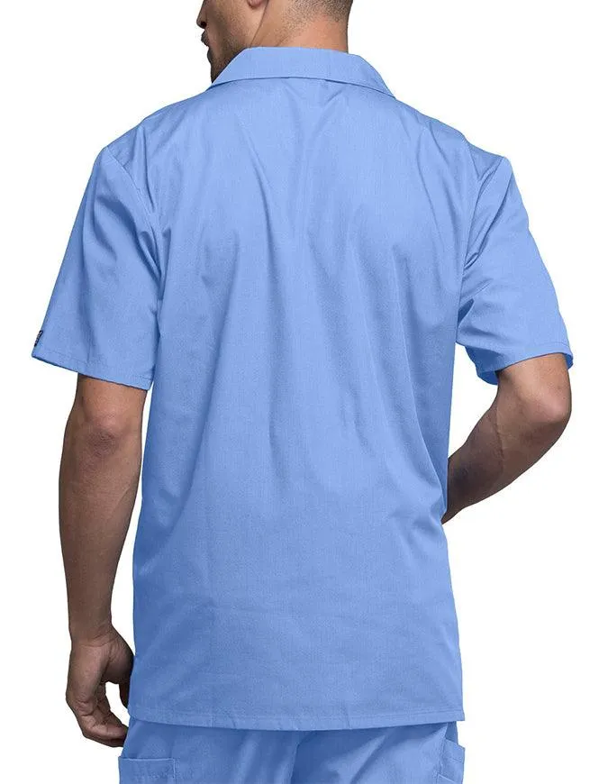 Cherokee 30.5 Inch Men's Three Pocket Zip Front Medical Scrub Jacket