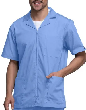 Cherokee 30.5 Inch Men's Three Pocket Zip Front Medical Scrub Jacket