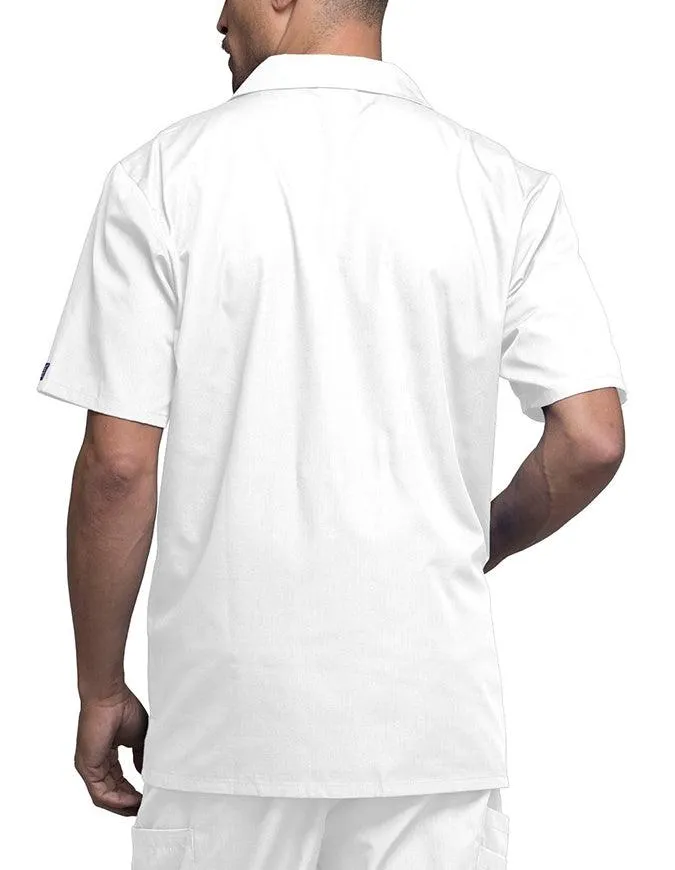 Cherokee 30.5 Inch Men's Three Pocket Zip Front Medical Scrub Jacket