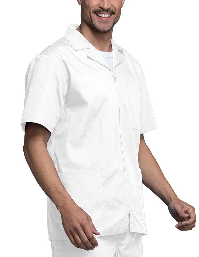 Cherokee 30.5 Inch Men's Three Pocket Zip Front Medical Scrub Jacket