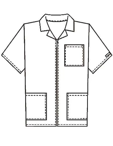Cherokee 30.5 Inch Men's Three Pocket Zip Front Medical Scrub Jacket