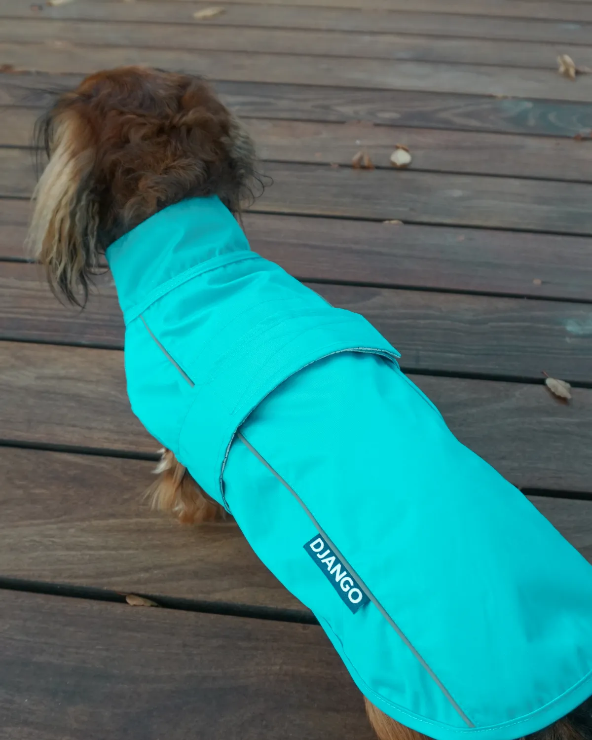 City Slicker All-Weather Dog Jacket & Raincoat - Topaz Blue