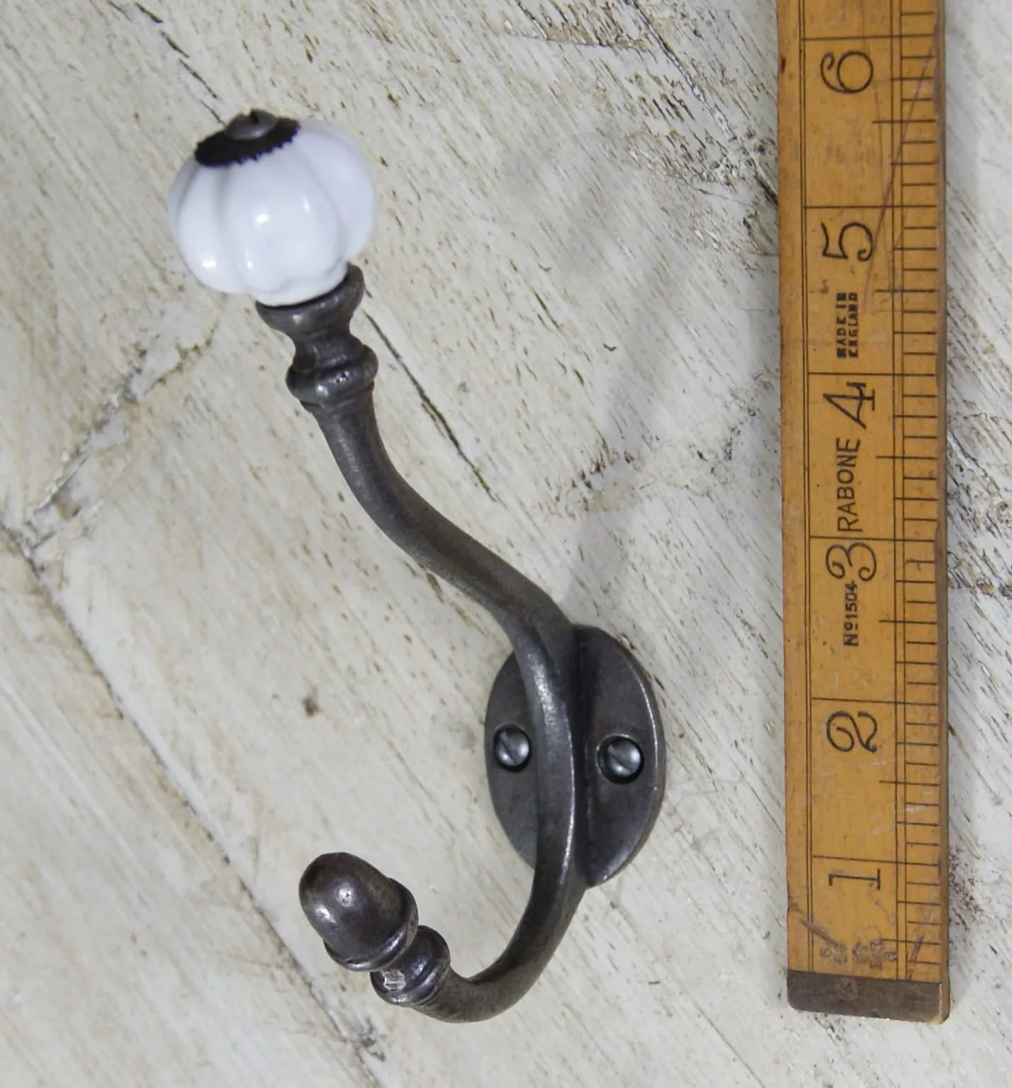 Coat Hook Albany Acorn White