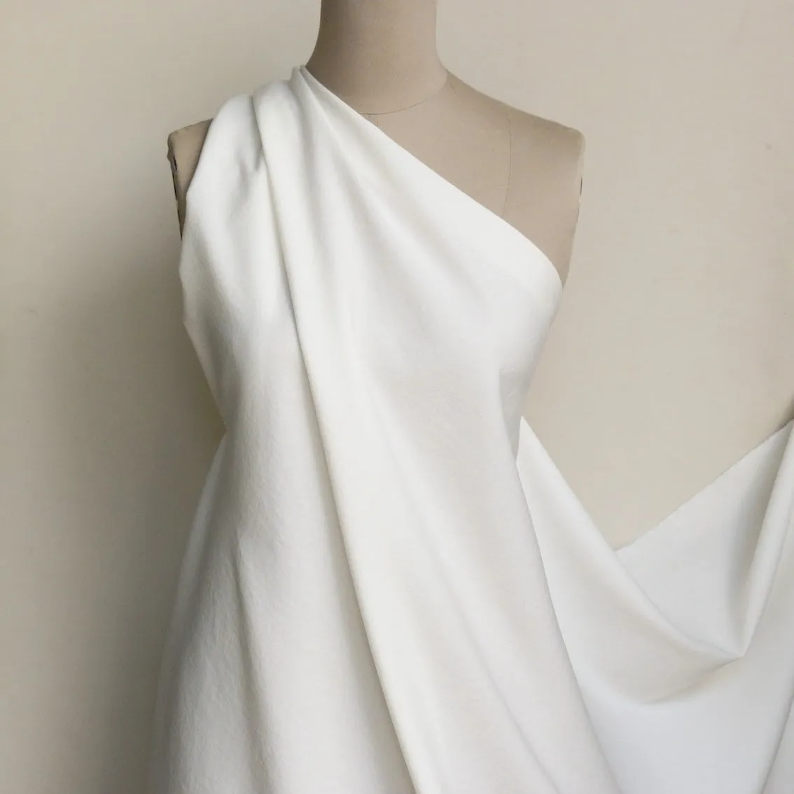 Como Ivory Cotton/Viscose Twill