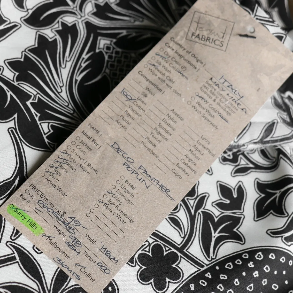 Deco Panther Poplin