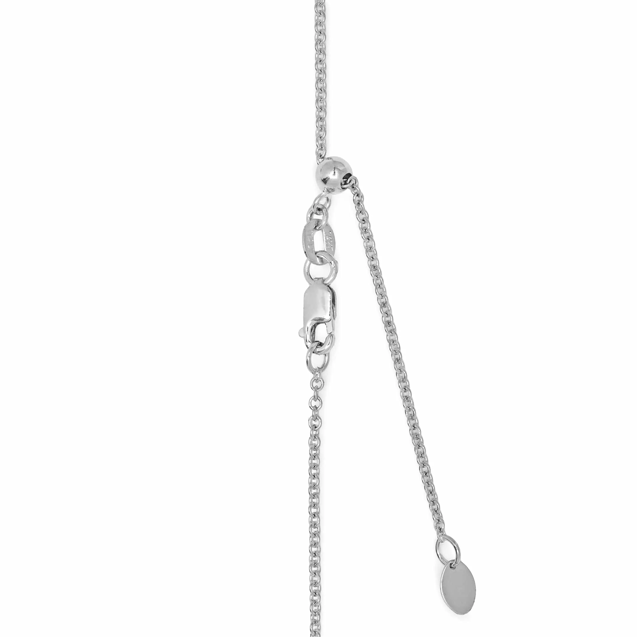 Diamond and White Gold Butterfly Necklace
