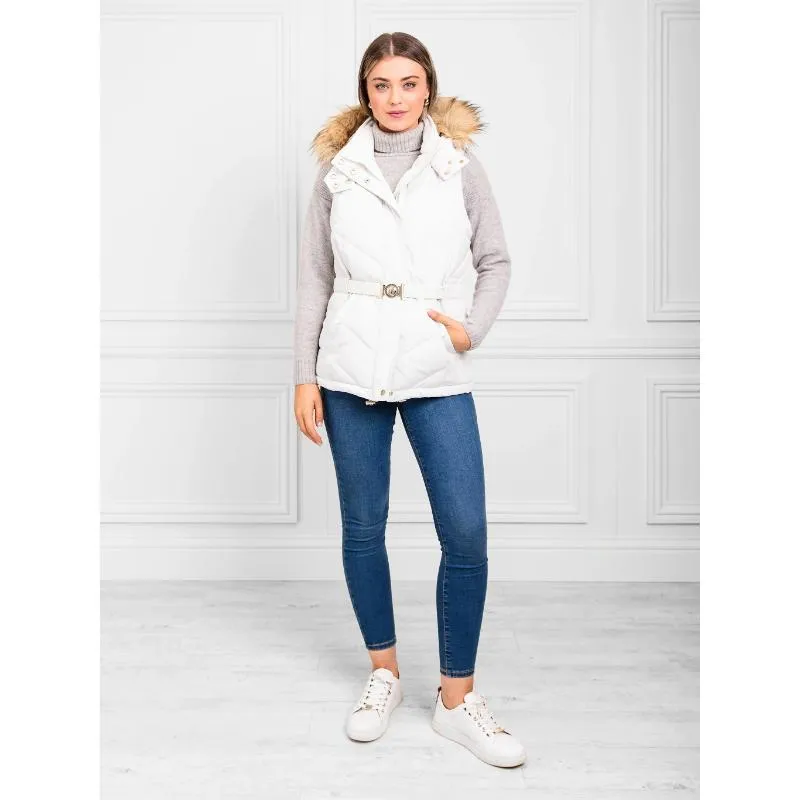Fairfax & Favor Finchley Ladies Leather Trainer - White