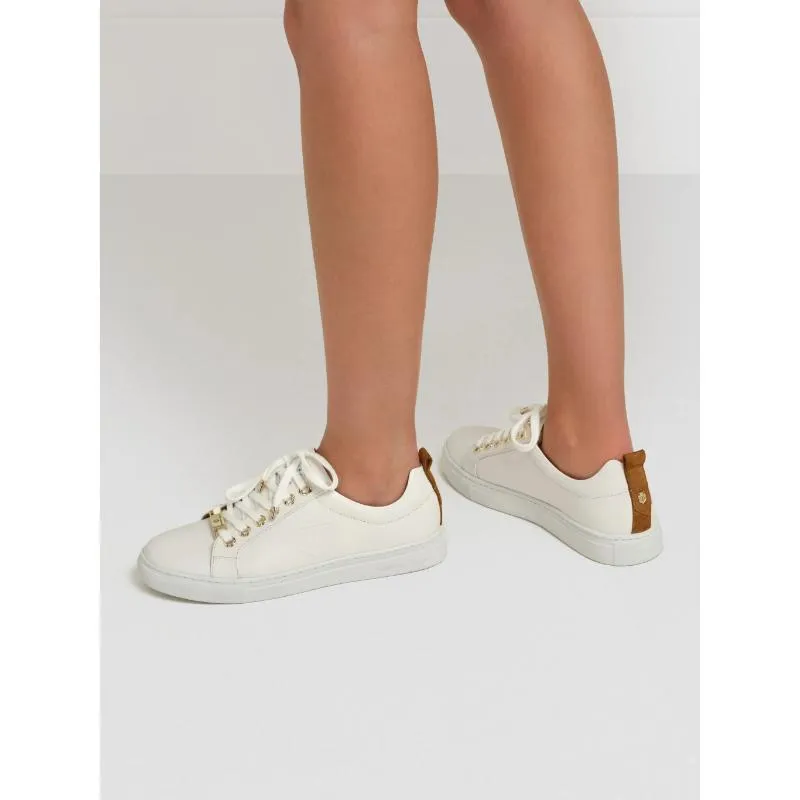 Fairfax & Favor Finchley Ladies Leather Trainer - White