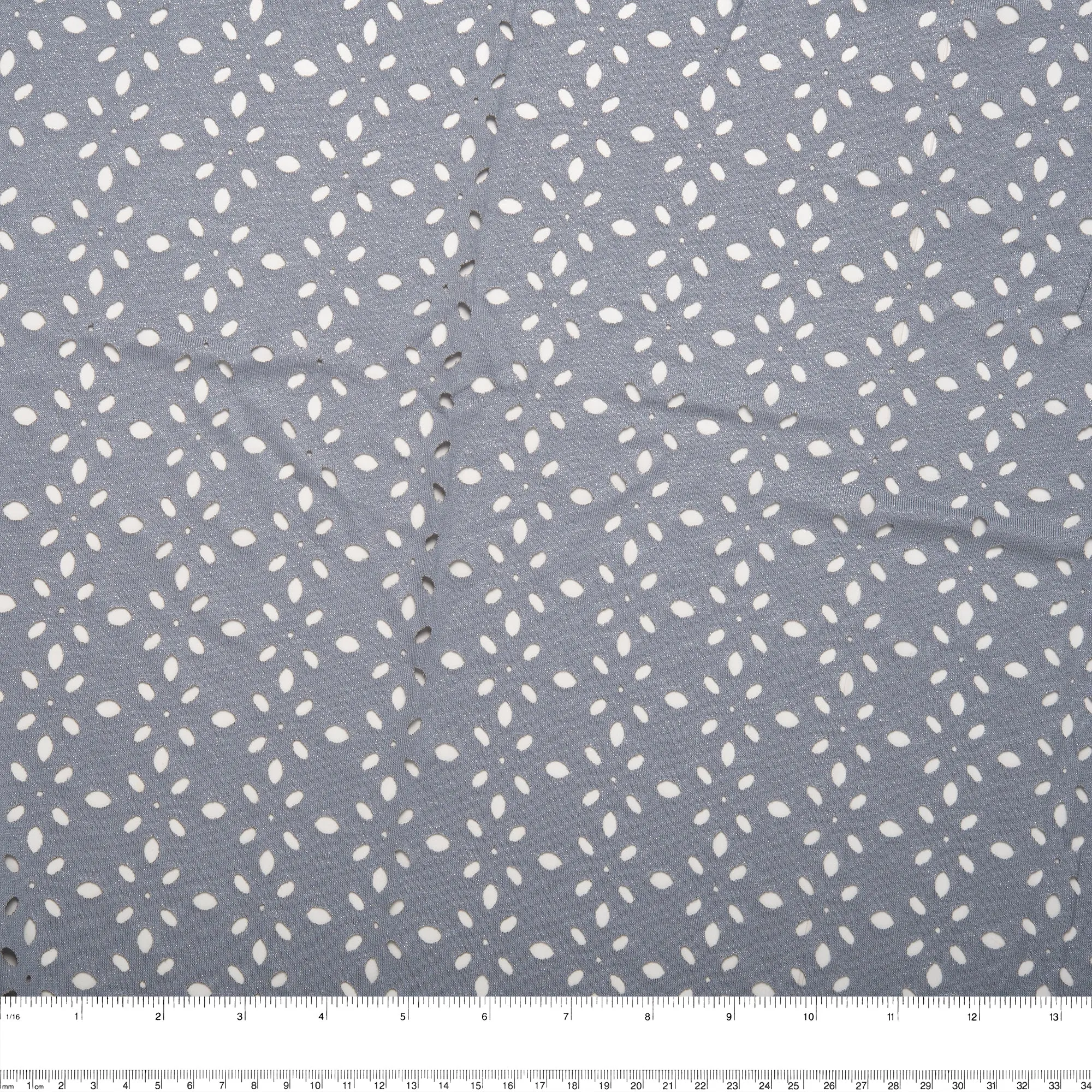 Fashion Knit - ROSALIE - Perforated - Tile blue