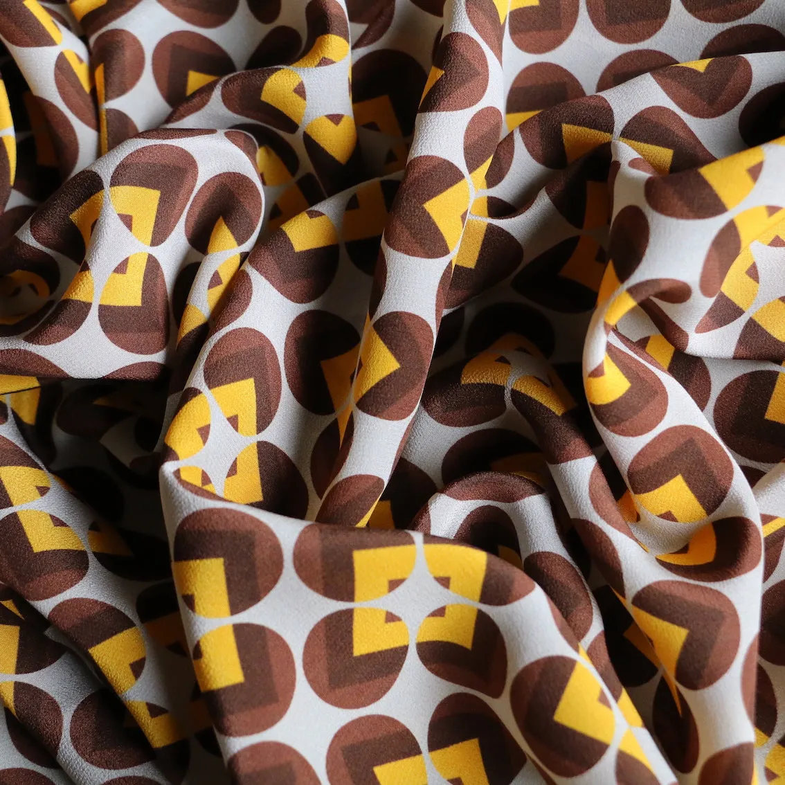 Fellini Mosaic Silk Crepe De Chine