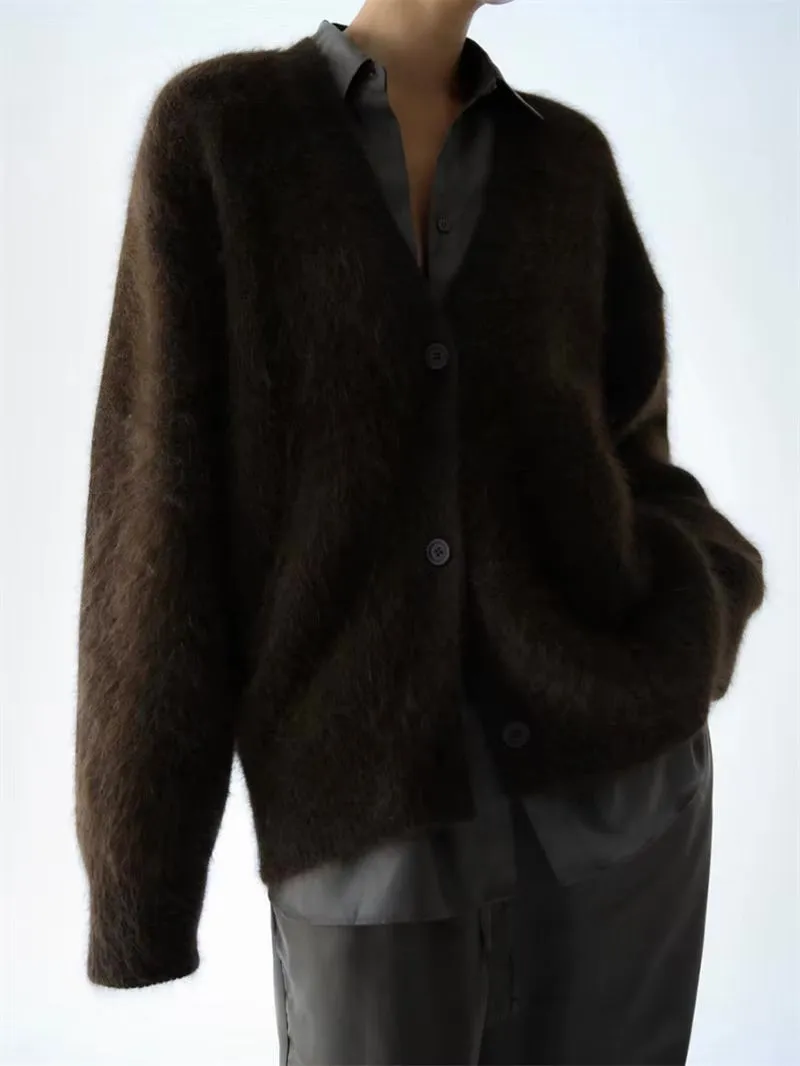 Fiona Cardigan - Chocolate
