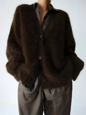 Fiona Cardigan - Chocolate