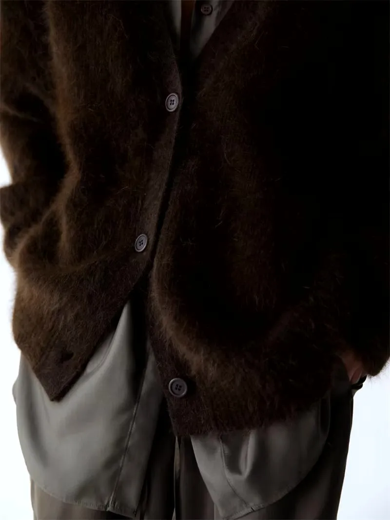 Fiona Cardigan - Chocolate