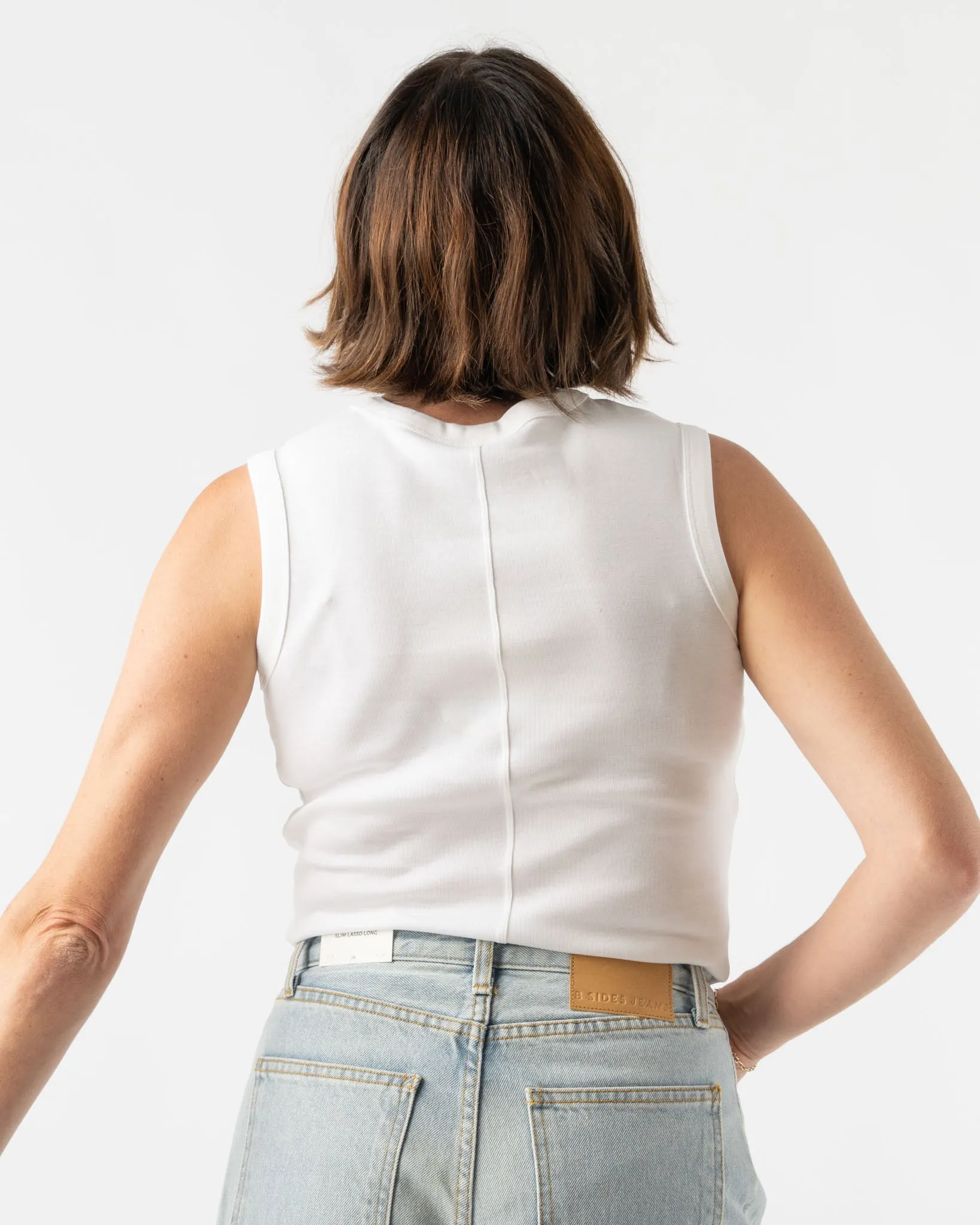 FLORE FLORE Esmé Tank in White