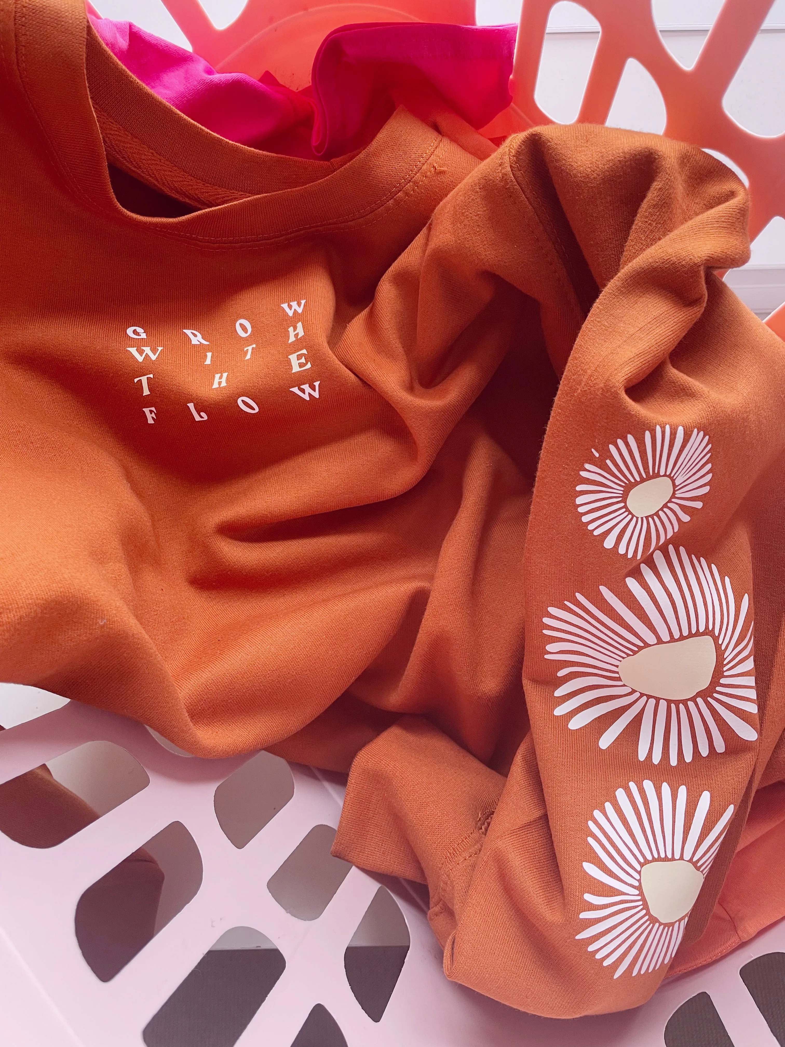 Grow with the Flow - Unisex Fit Sleeve Detail Sweater