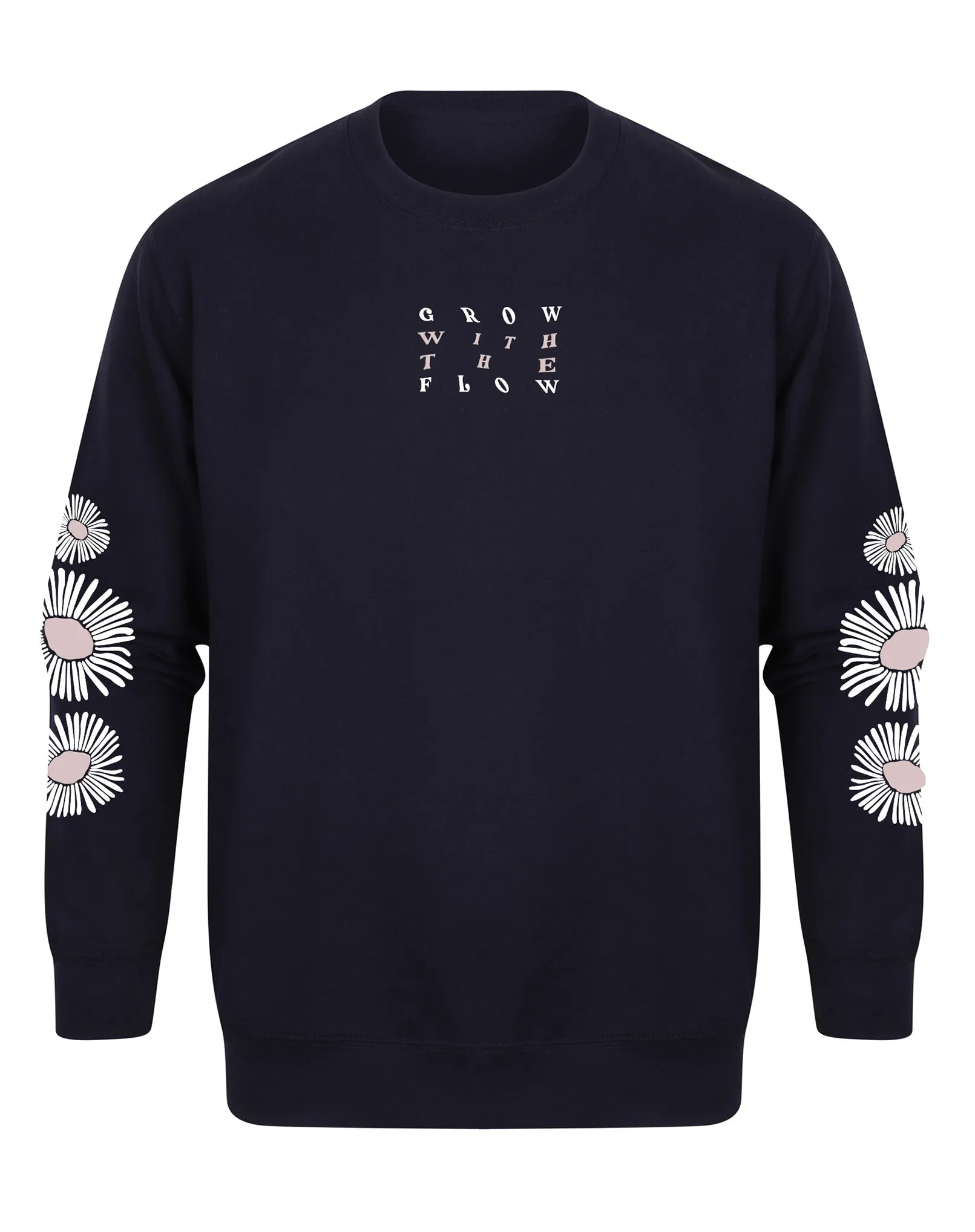 Grow with the Flow - Unisex Fit Sleeve Detail Sweater