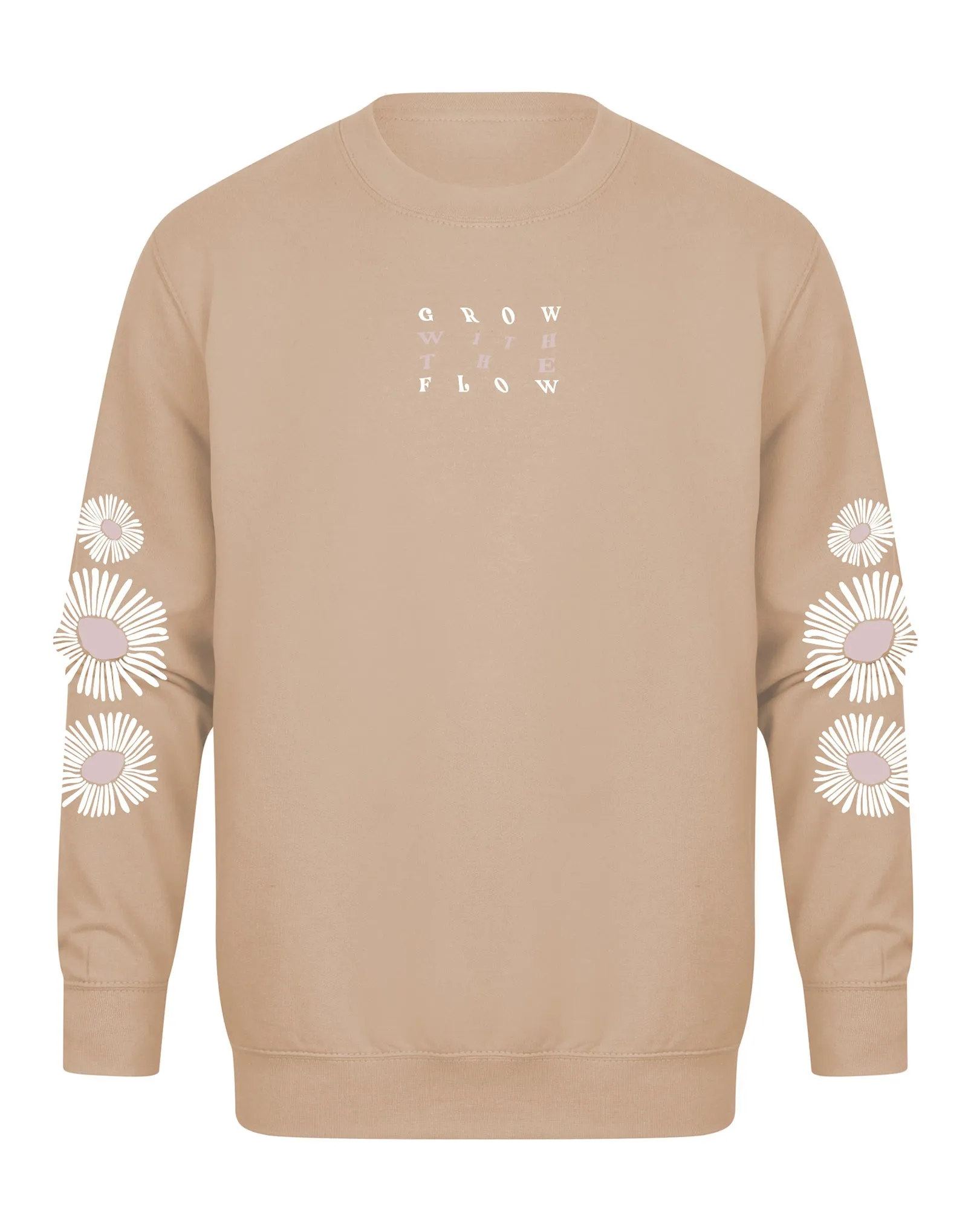 Grow with the Flow - Unisex Fit Sleeve Detail Sweater