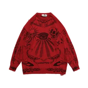 Halloy™ Sweaters Do Old Skull