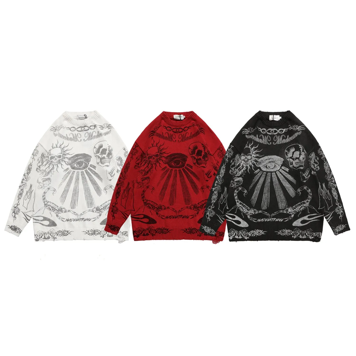 Halloy™ Sweaters Do Old Skull