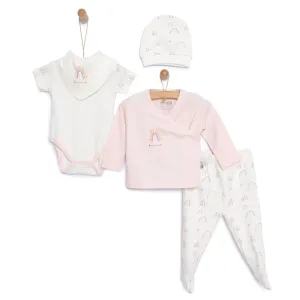 HelloBaby Newborn Baby Girl Starter Set 5 pcs - Pink