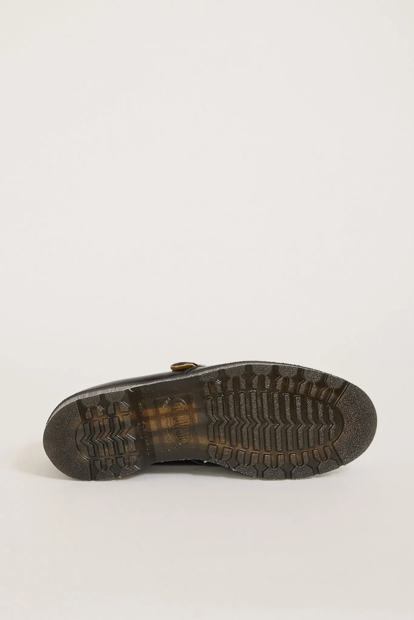 Hi Shine Single Buckle Monk Shoe Black