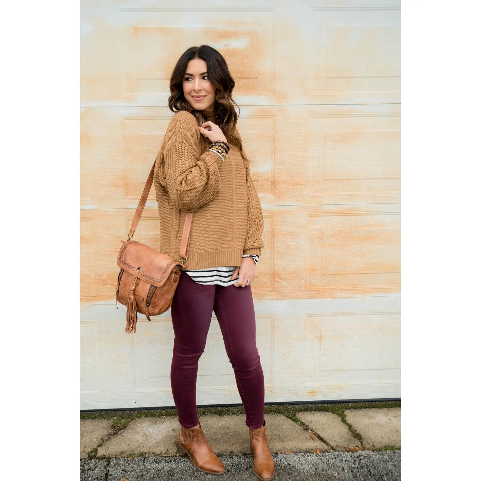High Neck Detailed Sweater