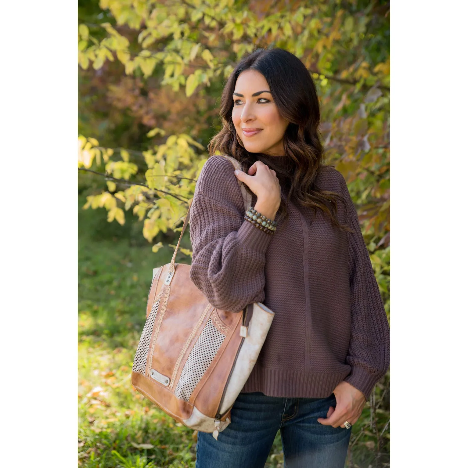 High Neck Detailed Sweater