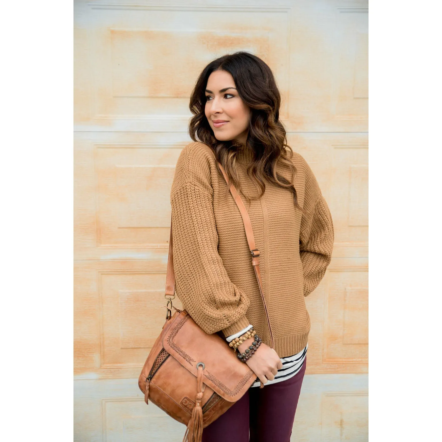High Neck Detailed Sweater