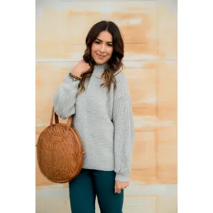 High Neck Detailed Sweater
