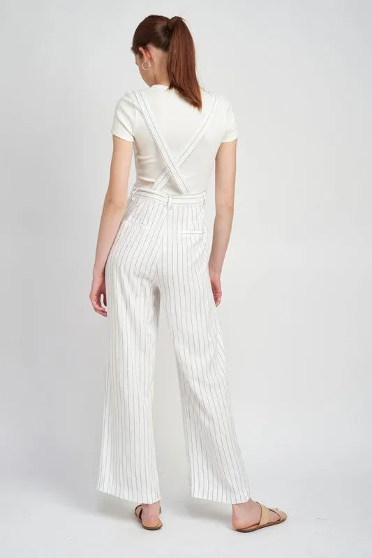 Janet High Waist Suspender Trouser
