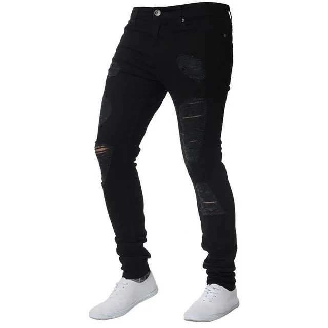 LASPERAL Men's Skinny Casual Denim Jeans for Male