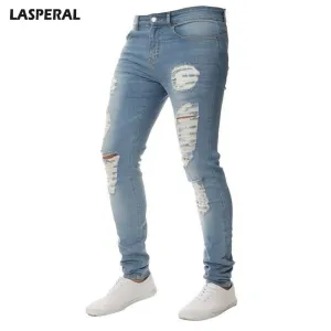 LASPERAL Men's Skinny Casual Denim Jeans for Male