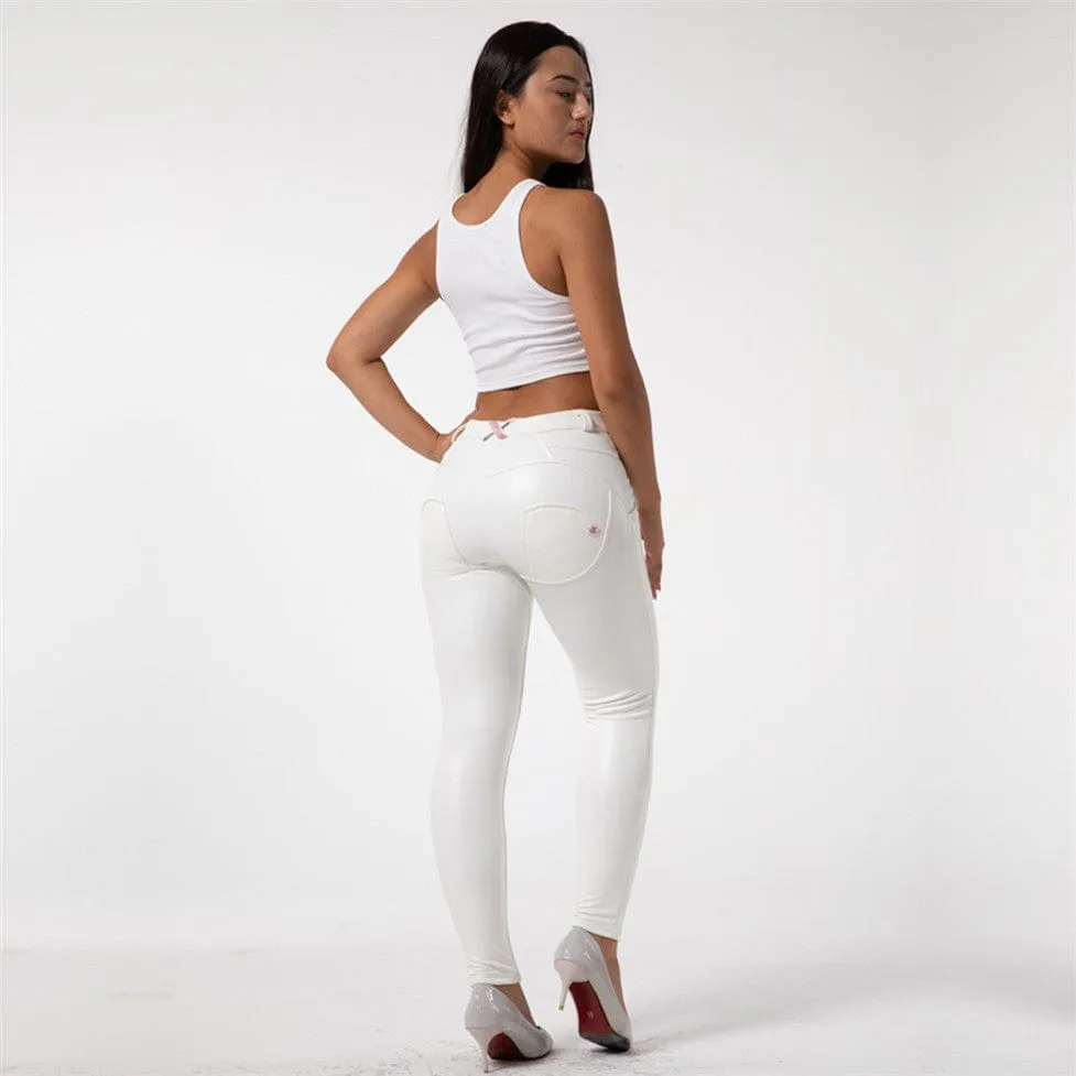 Leather Look Shapewear Pants