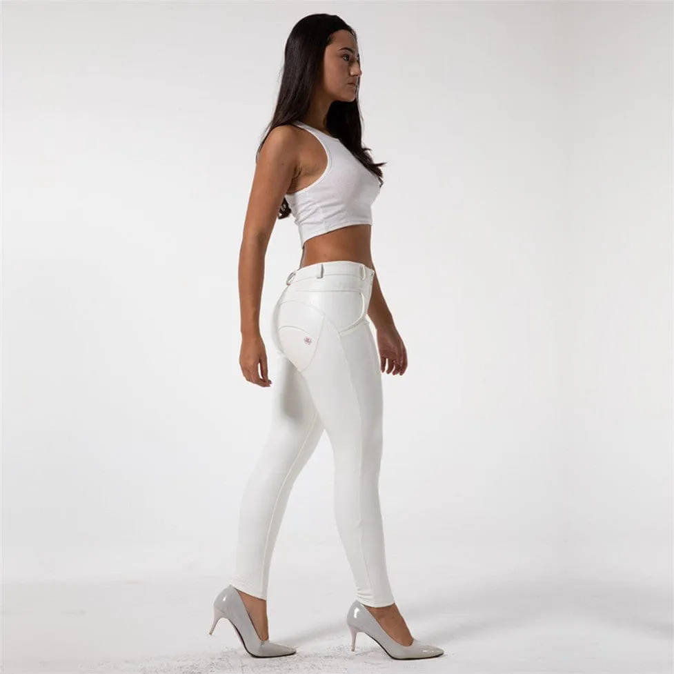 Leather Look Shapewear Pants