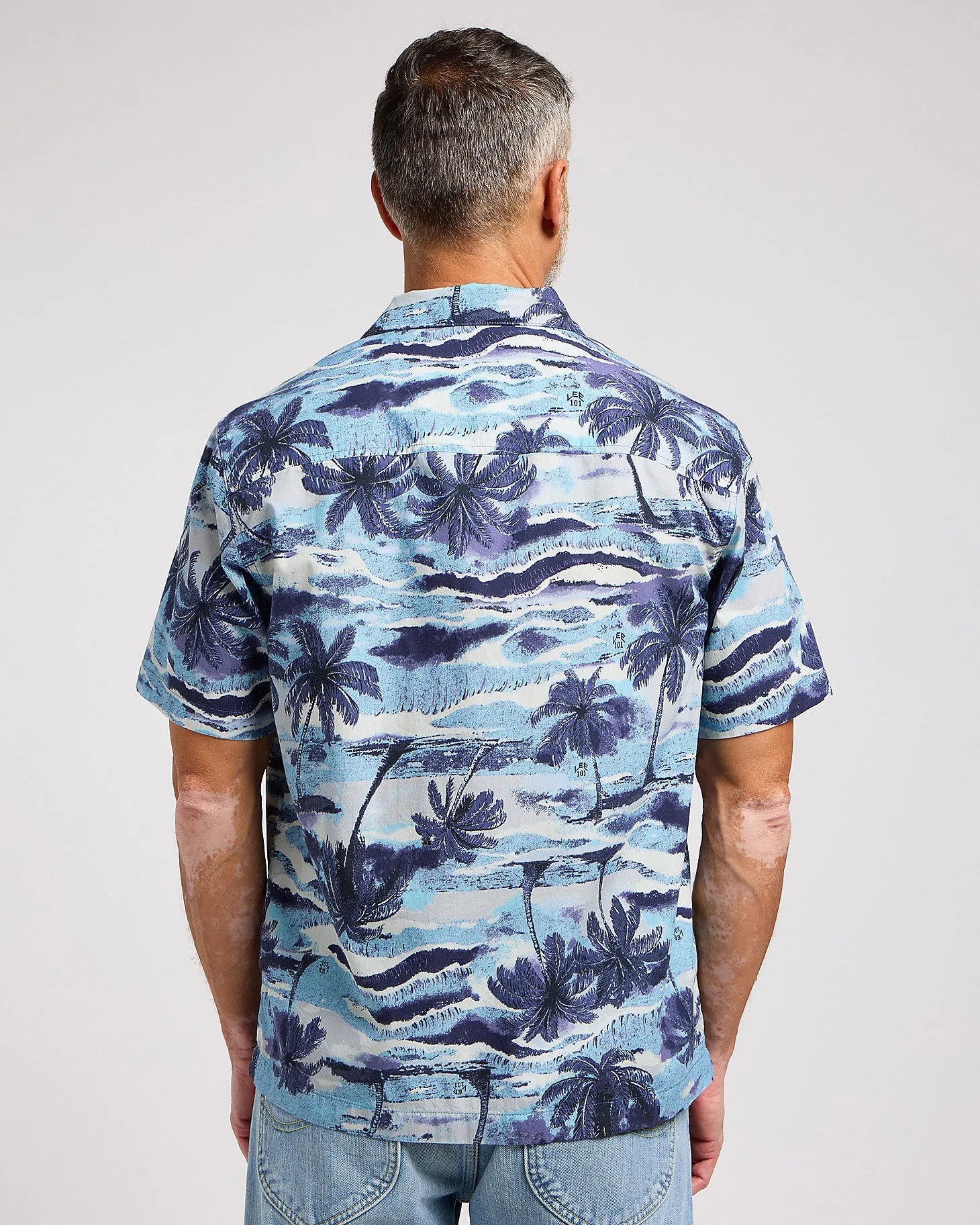 Lee 101 Camp Shirt - Drama Blue