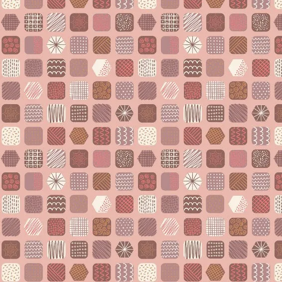 Lewis & Irene The Old Chocolate Shop Chocolate Box On Milk Chocolate Cotton Prints