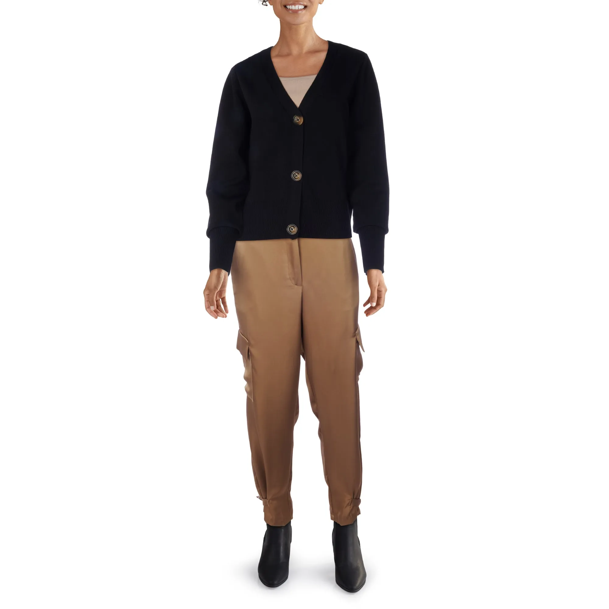 Limited Collection Women's Modern Age Satin Cargo Pants