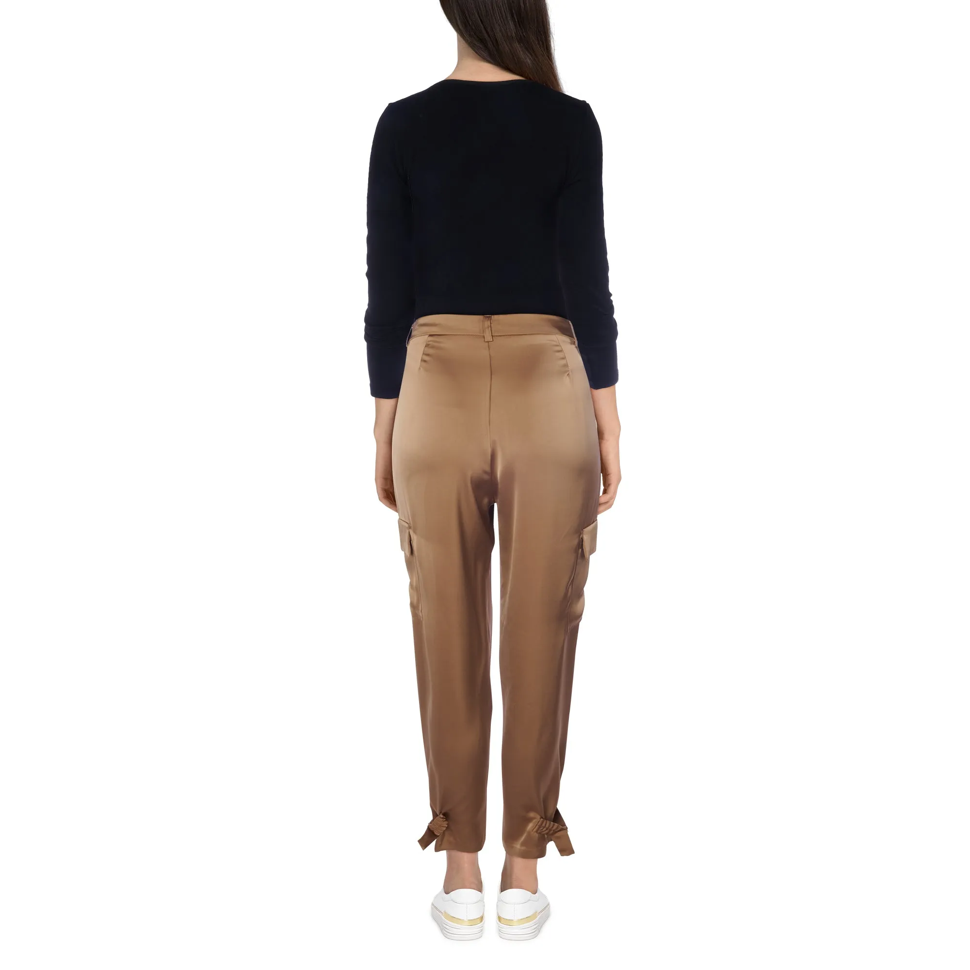 Limited Collection Women's Modern Age Satin Cargo Pants