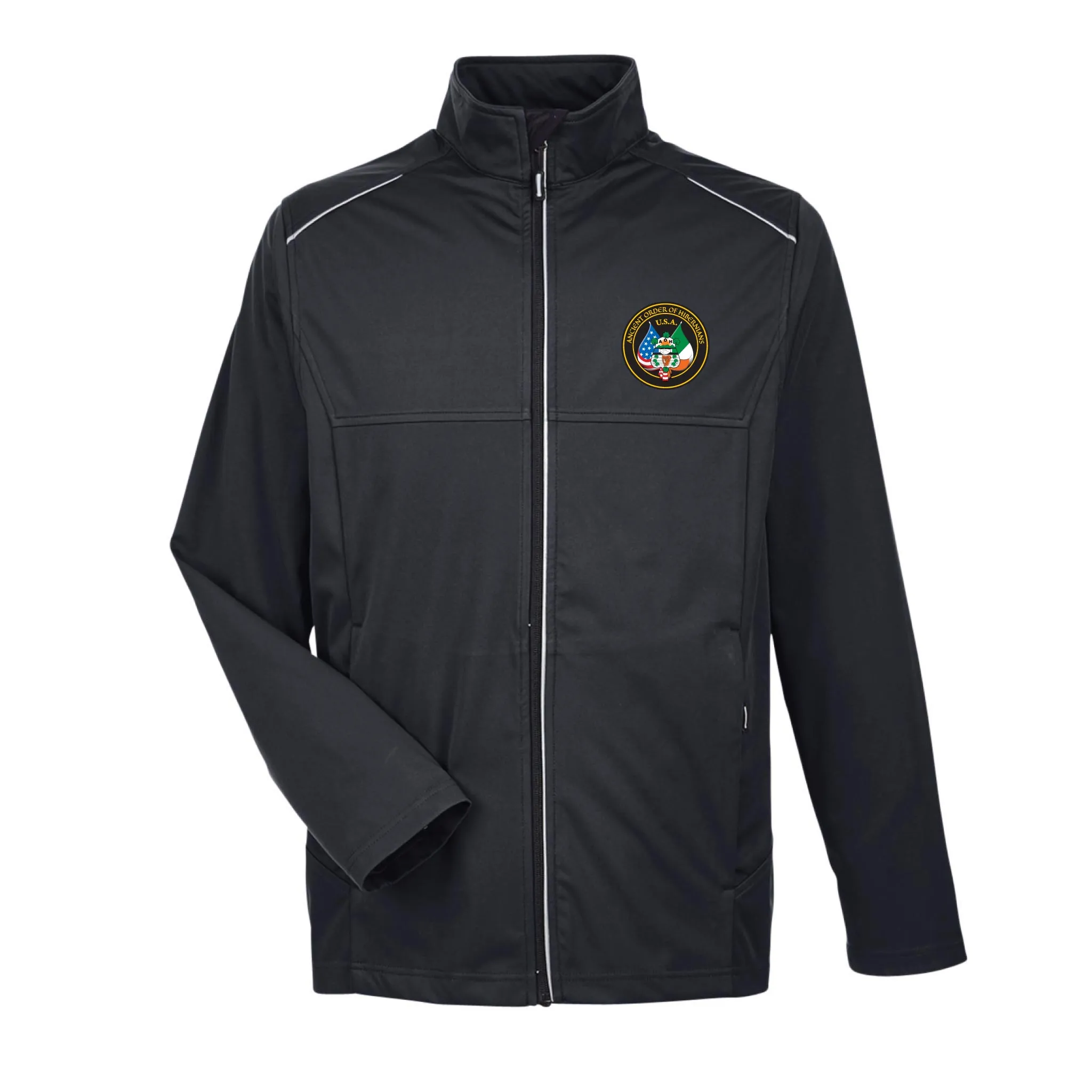 Men's Three-Layer Knit Tech-Shell Jacket