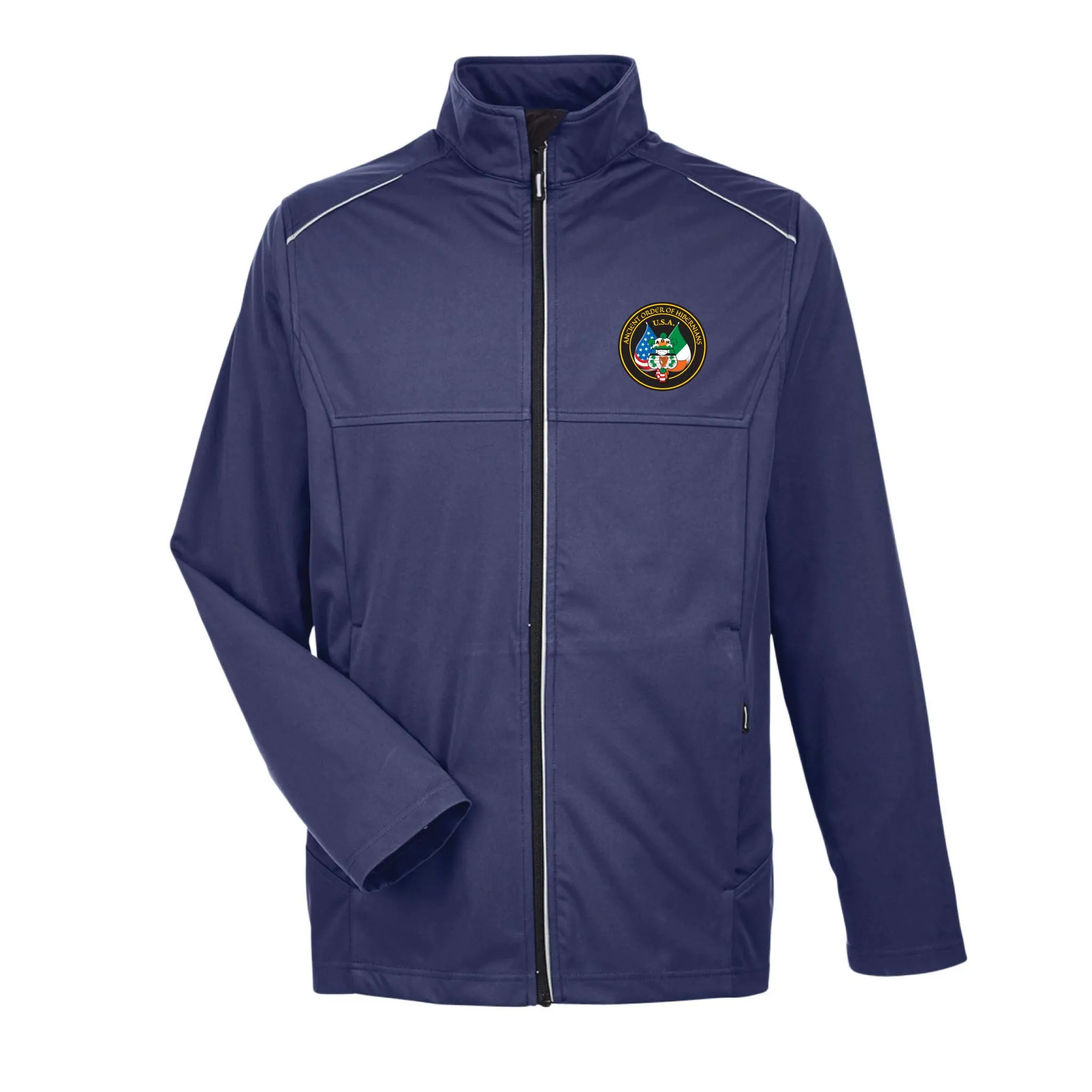 Men's Three-Layer Knit Tech-Shell Jacket