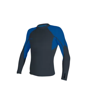 O'Neill Hyperfreak 1.5mm L/S Top-Dkorion/Deepsea